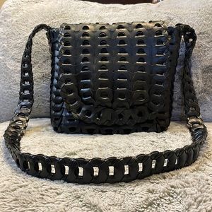 Black Woven Purse